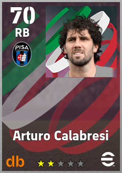 Arturo Calabresi — RB, OVR 70, MAX 70