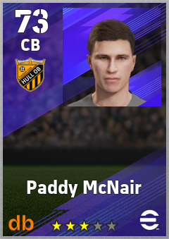 Paddy McNair — CB, OVR 73, MAX 73