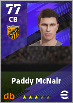 Paddy McNair — CB, OVR 77, MAX 77
