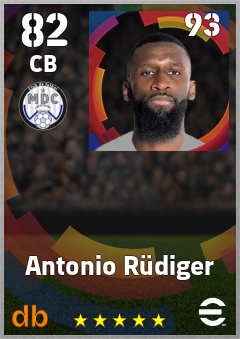 Antonio Rüdiger eFootball player card