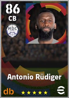 Antonio Rüdiger eFootball player card