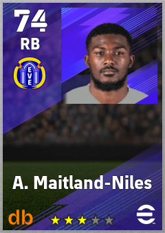 A. Maitland-Niles eFootball player card
