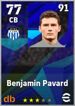 Benjamin Pavard eFootball player card
