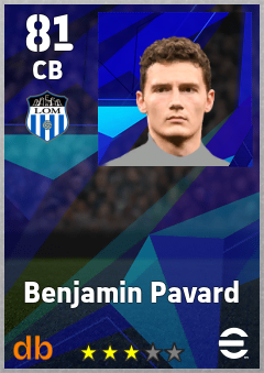 Benjamin Pavard eFootball player card