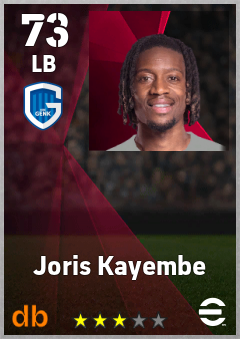 Joris Kayembe — LB, OVR 73, MAX 73