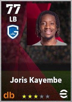 Joris Kayembe eFootball player card