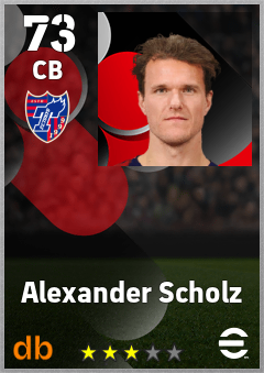 Alexander Scholz eFootball player card