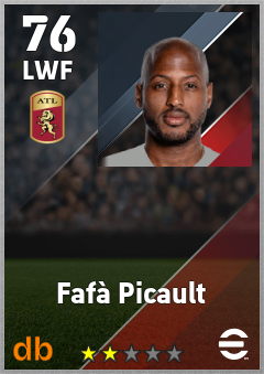 Fafà Picault — LWF, OVR 76, MAX 76