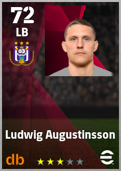Ludwig Augustinsson — LB, OVR 72, MAX 72
