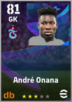 André Onana — GK, OVR 81, MAX 89