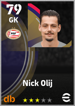 Nick Olij — GK, OVR 79, MAX 79