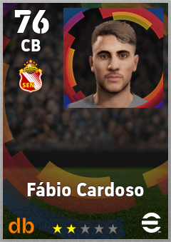 Fábio Cardoso — CB, OVR 76, MAX 76