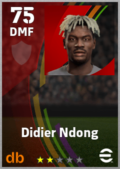 Didier Ndong — DMF, OVR 75, MAX 75