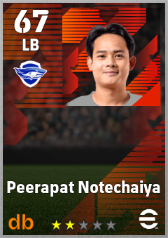 Peerapat Notechaiya eFootball player card