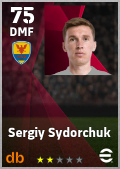 Sergiy Sydorchuk eFootball player card