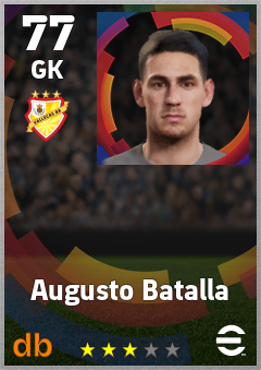 Augusto Batalla eFootball player card
