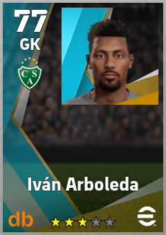 Iván Arboleda — GK, OVR 77, MAX 77