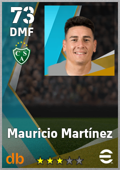 Mauricio Martínez — DMF, OVR 73, MAX 73