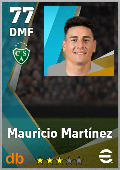 Mauricio Martínez — DMF, OVR 77, MAX 77