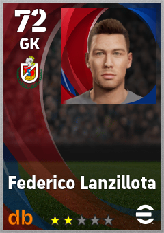 Federico Lanzillota — GK, OVR 72, MAX 72
