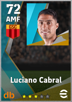 Luciano Cabral — AMF, OVR 72, MAX 72