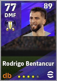 Rodrigo Bentancur eFootball player card