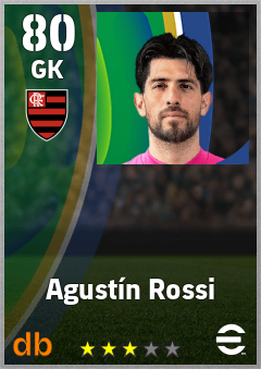 Agustín Rossi — GK, OVR 80, MAX 80
