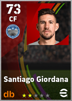 Santiago Giordana — CF, OVR 73, MAX 73