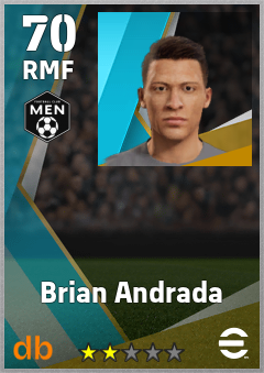 Brian Andrada — RMF, OVR 70, MAX 70