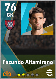 Facundo Altamirano eFootball player card