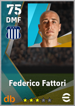 Federico Fattori — DMF, OVR 75, MAX 75
