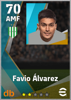 Favio Álvarez — AMF, OVR 70, MAX 70