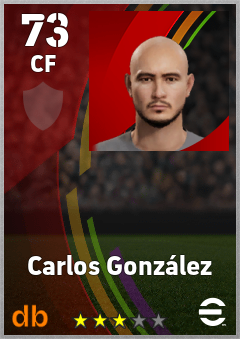 Carlos González eFootball player card