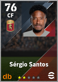 Sérgio Santos — CF, OVR 76, MAX 76