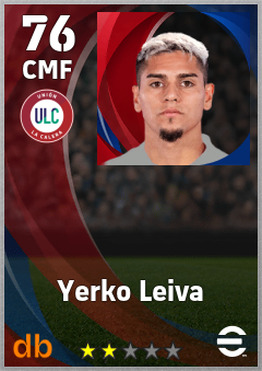 Yerko Leiva eFootball player card