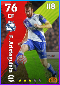 F. Aristeguieta — CF, OVR 76, MAX 88