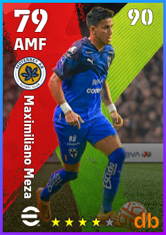 Maximiliano Meza — AMF, OVR 79, MAX 90