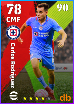 Carlos Rodríguez — CMF, OVR 78, MAX 90