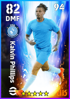 Kalvin Phillips — DMF, OVR 82, MAX 94