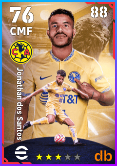 Jonathan dos Santos — CMF, OVR 76, MAX 88