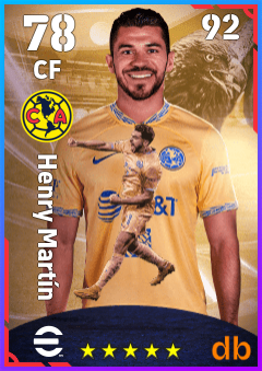 Henry Martín — CF, OVR 78, MAX 92