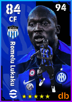 Romelu Lukaku — CF, OVR 84, MAX 94