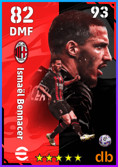 Ismaël Bennacer — DMF, OVR 82, MAX 93