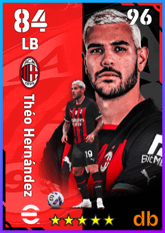 Théo Hernández — LB, OVR 84, MAX 96