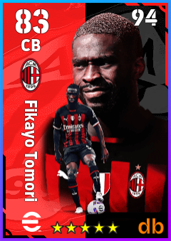 Fikayo Tomori — CB, OVR 83, MAX 94