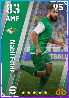 Nabil Fekir — AMF, OVR 83, MAX 95