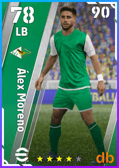 Álex Moreno eFootball player card