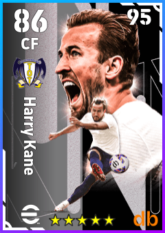 Harry Kane — CF, OVR 86, MAX 95