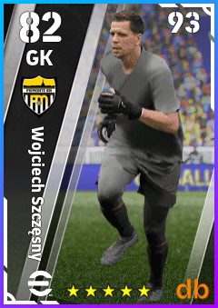 Wojciech Szczęsny — GK, OVR 82, MAX 93