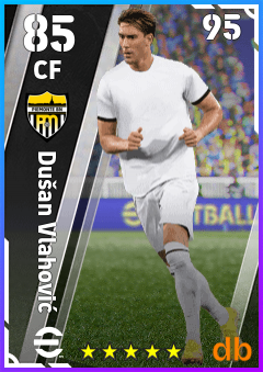 Dušan Vlahović — CF, OVR 85, MAX 95
